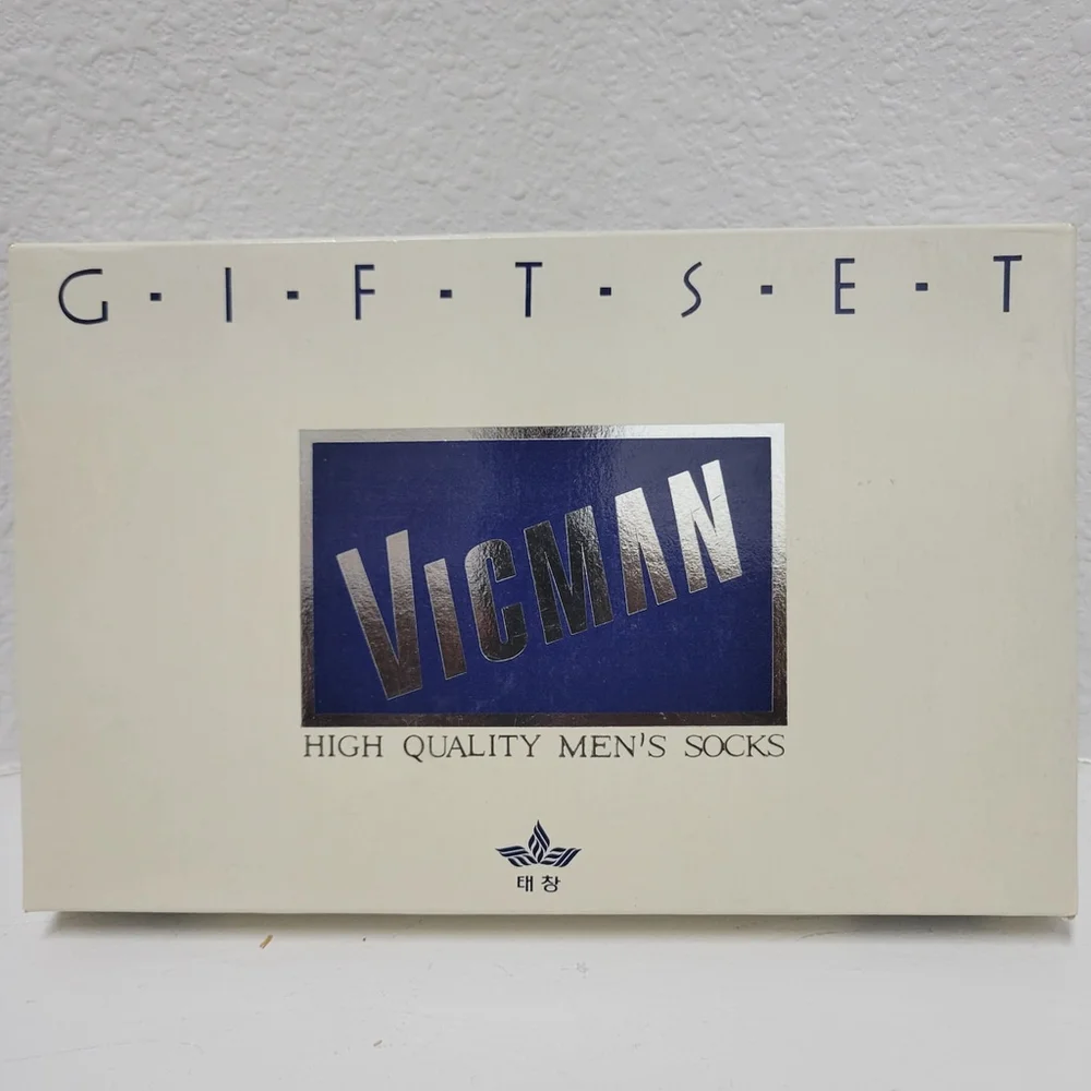 Vicman Men's High Quality Gift Socks Set Mid-Calf Length. New With Imperfection